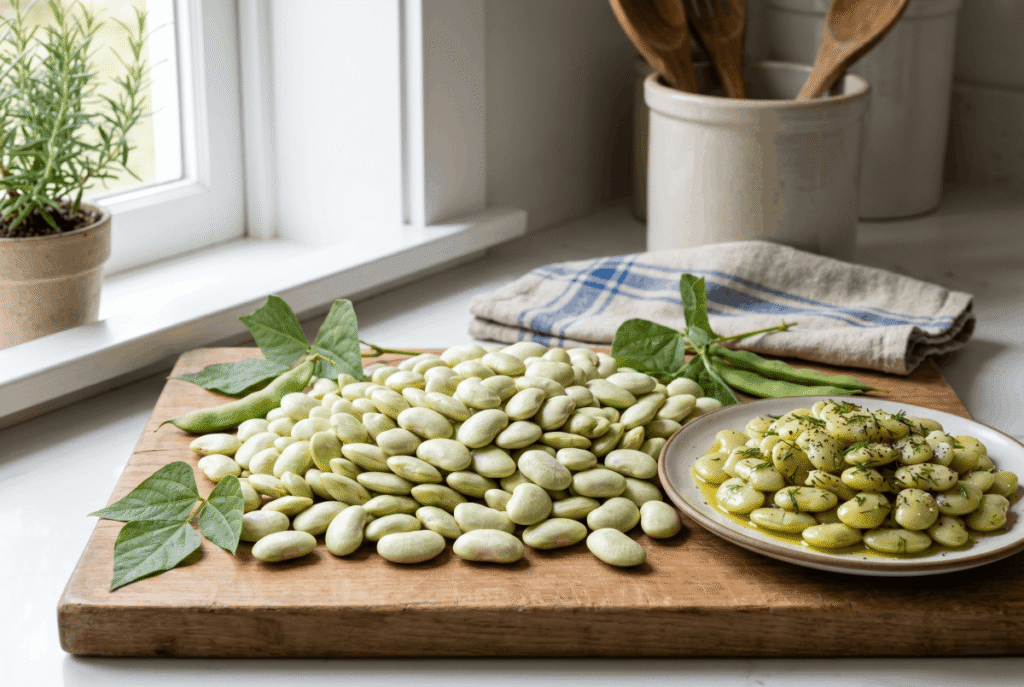 Lima Beans &mdash; 1 cup of cooked (188 g) provides 9.0 g of fiber
